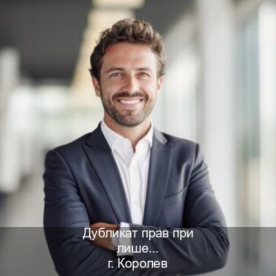 Помощь с документы в г. Королев (Дубликат прав при лишении купить в Королеве — Жителям всех регионов) - инструктор Михаил 15